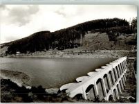 78147 W7741 Vöhrenbach Foto AK Linachtalsperre