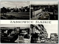 Frankenstein Zabkowice - Kirche Straße Auto