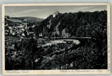 07927 O6553 Hirschberg , Saale 1935 Gebrauchsspuren