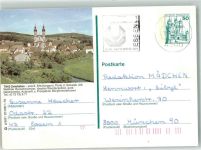 88529 W7942 Zwiefalten , Württ Ganzsache Kirche