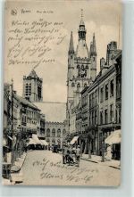 Ypres Ypern / Ieper 1914 - Rue de Lille Feldpost WK I 54.Res.Div.