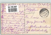 99885 O5807 Ohrdruf 1916 Gebrauchsspuren Waldstrasse Hotel Feldpost WK I