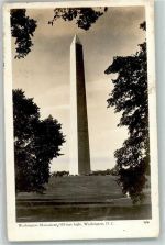 Washington D.C. Foto AK Denkmal Washington Monument