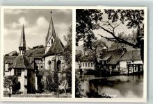 89143 W7902 Blaubeuren Foto AK Kirche Klosterbauten Am Blautopf