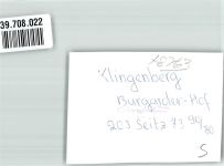 63911 W8763 Klingenberg a. Main FOTO KEINE AK Gasthaus Burkarder Hof Foto Original aus Archiv eines Ansichtskartenverlags Ort handschriftlich