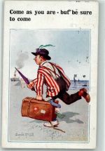 Humor Reisekoffer Regenschirm McGill, D. 1925