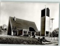 79730 W7886 Murg , Baden Foto AK Ev. Kirche