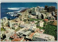 Puerto de la Cruz 1990 Foto AK Fliegeraufnahme
