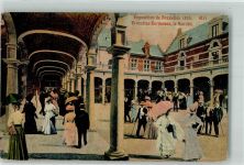 Brüssel Bruxelles Ausstellungen 1910 - Ausstellung 1910 Marktplatz