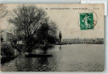 94340 Joinville-le-Pont 1909 - Bords de Marne Briefmarke Bildseite