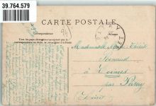 94340 Joinville-le-Pont 1909 - Bords de Marne Briefmarke Bildseite