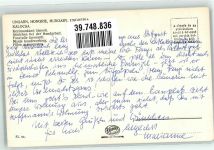 Ungarische Tracht Mädchen bei der Handarbeit Sticken