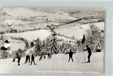 59955 W5788 Züschen , Westf Foto AK Skihang Winter