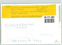 66999 W6787 Hinterweidenthal FOTO KEINE AK Ev. Kirche Ort handschriftlich Foto Original aus Archiv eines Ansichtskartenverlags