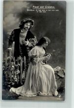 Faust und Gretchen Rotophot Serie 2769/3 Goethe, Johann Wolfgang Gretchen 1911 Foto AK