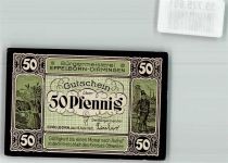 66571 W6686 Eppelborn 1921 Notgeldschein 50 Pfennig Gutschein Kaisereiche