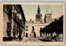 Sevilla Foto AK Alcazar Patio de los Naranjos