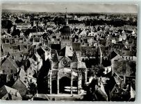 21200 Beaune 1958 Foto AK Fliegeraufnahme Kirche