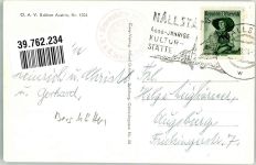 Simonyhütte 1954 Foto AK Hüttenstempel Winter