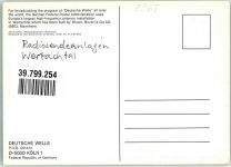 W8939 Amberg b Buchloe Radiosendeanlage Deutsche Welle Fliegeraufnahme Astronomie Foto AK