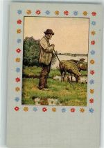 Schäfer Schaf Künstlerkarte
