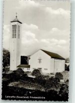 58636 W5860 Letmathe Foto AK Friedens- Kirche