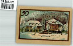 98527 O6000 Suhl Notgeldschein 50 Pfg. Gutschein
