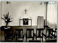 24848 W2382 Kropp b Schleswig Foto AK Ev. Diakonissen-Anstalt Bethanien Andachtsraum