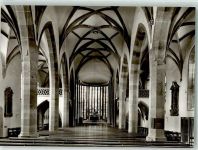 74722 W6967 Buchen Odenwald Foto AK Inneres der Stadtkirche St. Oswald