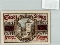 96215 W8620 Lichtenfels , Bay 1920 Notgeldschein 50 Pfennig