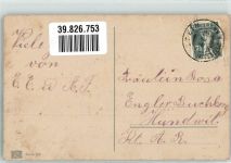Frau Paar Mistelzweige NZC Nr.351 Schlittschuh 1919