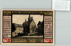 07381 O6840 Pößneck 1921 Notgeldschein 75 Pf. Goethe Hermann u. Dorothea 8