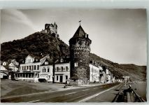 56346 W5422 St. Goarshausen Foto AK Gasthaus zur Krone Marktplatz
