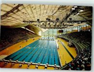 W8000 München Olympia Halle Schwimmen Foto AK