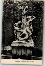 Marseille Erotik Fontaine des Danaides Brunnen