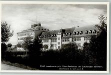 89257 W7918 Illertissen Foto AK Realschule der Schulbrüder Heim