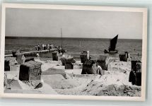 23747 W2435 Dahme , Holst FOTO KEINE AK Schwimmbad Strandkörbe Ort handschriftlich