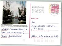 27632 W2853 Dorum b Bremerhaven Ganzsache Hafen