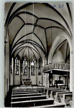 51570 W5227 Rosbach , Sieg Foto AK St. Joseph Kirche Inneres