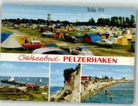 23730 W2430 Pelzerhaken Foto AK Campingplatz Schwimmbad Strand Auto