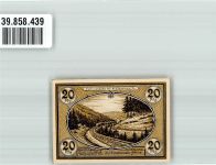 98714 O6316 Stützerbach 1921 Notgeldschein 20 Pfennig Die Glasindustrie
