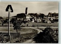 87755 W8941 Kirchhaslach - Wallfahrtskirche Flurkreuz