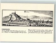 71665 W7143 Vaihingen an der Enz Künstlerkarte Schloss Chronik sign. Merian