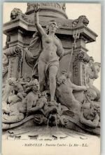 Marseille Erotik Fontaine Cantini La Mer Brunnen
