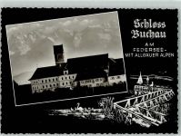 88422 W7952 Bad Buchau Foto AK Schloss Federsee Steg