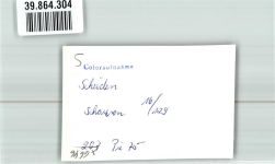 66679 W6646 Scheiden FOTO KEINE AK Schauren Ort handschriftlich Foto Original aus Archiv eines Ansichtskartenverlags