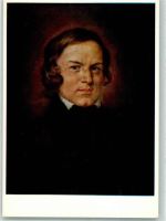 Robert Schumann Porträt von Hans Best Schumann, R. Künstlerkarte