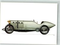 Oldtimer Blitzen Benz 200 PS , 1909 sign. Swoboda Planet Verlag Mercedes 1987