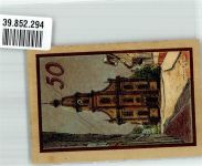 98527 O6000 Suhl Notgeldschein 50 Pfg. Gutschein