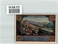 98714 O6316 Stützerbach 1921 Notgeldschein 50 Pfennig ehem. Jagdschloss